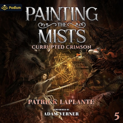 Corrupted Crimson – omslag til lydbogen af Patrick G. Laplante