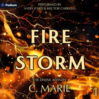 Firestorm: The Divine Affinity, Book 1 – omslag till ljudboken av C. Marie