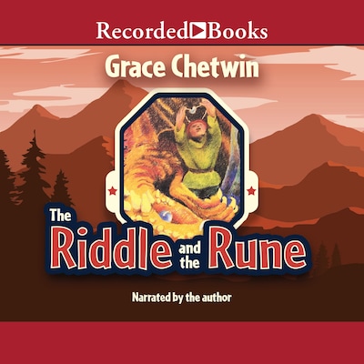 The Riddle and the Rune – omslag till ljudboken av Grace Chetwin