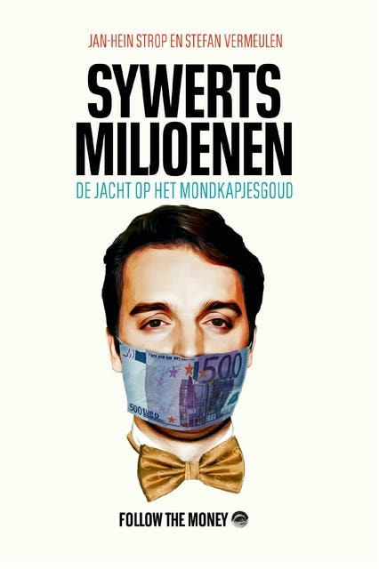 Sywerts miljoenen: De jacht op het mondkapjesgoud – omslag van het luisterboek van Jan-Hein Strop,Stefan Vermeulen