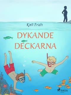 Dykande deckarna – omslag till ljudboken av Kjell Fridh