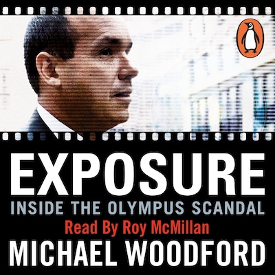 Exposure – omslag til lydbogen af Michael Woodford