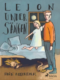Lejon under sängen – omslag till ljudboken av Finn Zetterholm