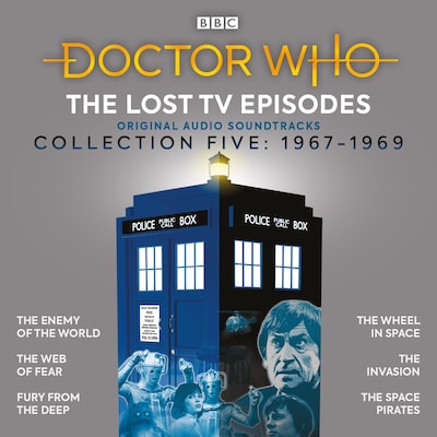 Doctor Who: The Lost TV Episodes Collection Five – omslag til lydbogen af David Whitaker, Mervyn Haisman, Victor Pemberton