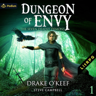 Dungeon of Envy – omslag til lydbogen af Drake O'Keef