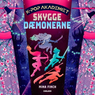 K-Pop Akademiet 1: Skyggedæmonerne – omslag til lydbogen af Mina Finch