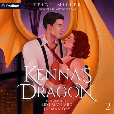Kenna's Dragon – omslag til lydbogen af Leigh Miller