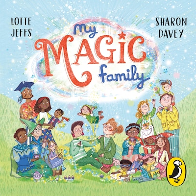 My Magic Family – omslag til lydbogen af Lotte Jeffs