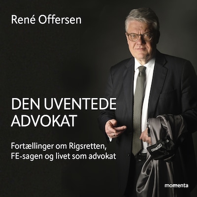Den uventede advokat – omslag til lydbogen af René Offersen