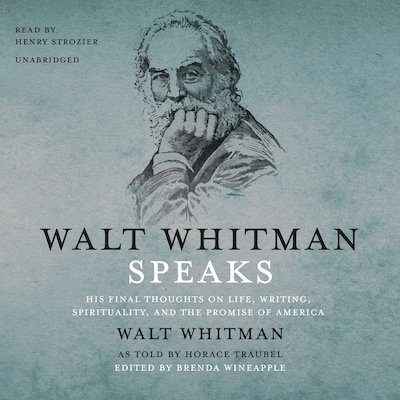 Walt Whitman Speaks – omslag til lydbogen af Walt Whitman