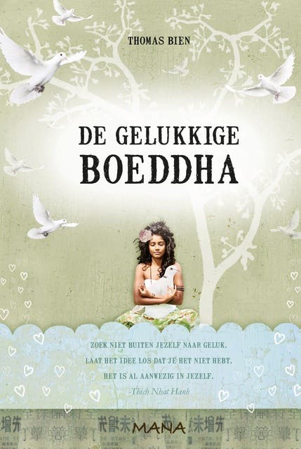 De gelukkige boeddha – omslag van het luisterboek van Thomas Bien