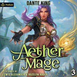 Aether Mage 3: Aether Mage, Book 3 – omslag till ljudboken av Dante King