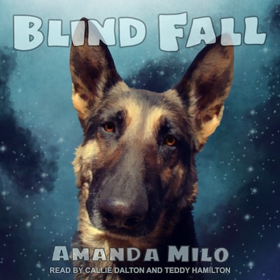 Blind Fall – omslag til lydbogen af Amanda Milo