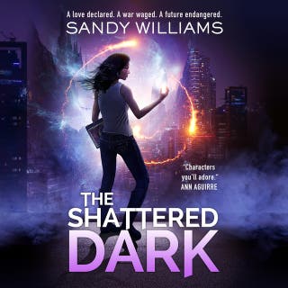 The Shattered Dark – omslag till ljudboken av Sandy Williams