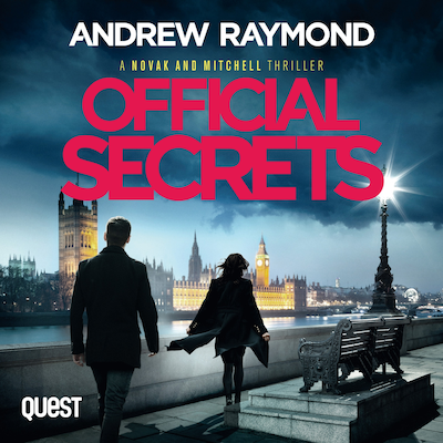 Official Secrets – omslag til lydbogen af Andrew Raymond