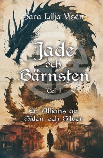 En allians av siden och silver – omslag till ljudboken av Sara Lilja Visén