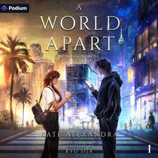 A World Apart: Between Worlds, Book 1 – omslag till ljudboken av Kate Alexandra