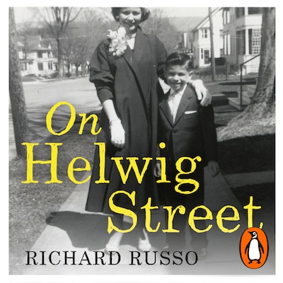 On Helwig Street – omslag til lydbogen af Richard Russo