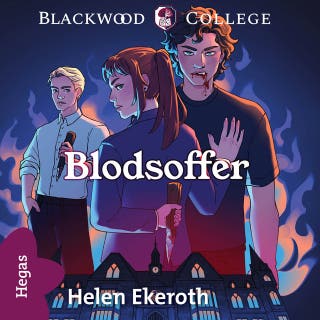 Blodsoffer – omslag till ljudboken av Helen Ekeroth