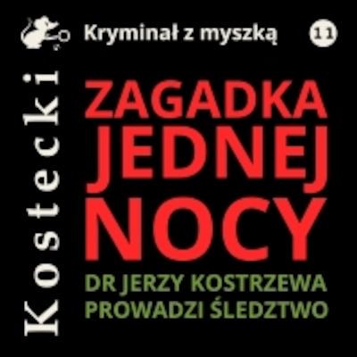Zagadka jednej nocy – okładka audiobooka, autor Tadeusz Kostecki