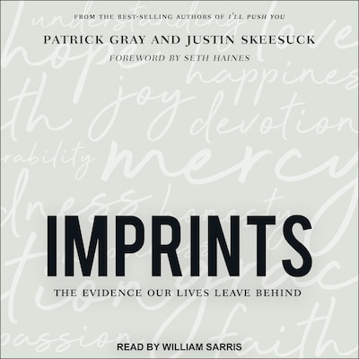 Imprints – omslag til lydbogen af Patrick Gray, Justin Skeesuck