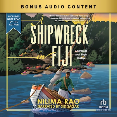A Shipwreck in Fiji – omslag til lydbogen af Nilima Rao