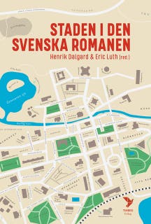 Staden i den svenska romanen – omslag till ljudboken av Alexandra Borg,Anna Victoria Hallberg,Björn Hasselgren,Brita Planck,Elin Hjelmestam,Eric Luth,Eva Ström,Gun-Britt Sundström,Henrik Dalgard,Johan Jonsson,Lyra Ekström Lindbäck,Marie Demker,Marie Öhman,Mikaela Blomqvist,Per Hagman,Sebastian Lönnlöv,Sten Wistrand