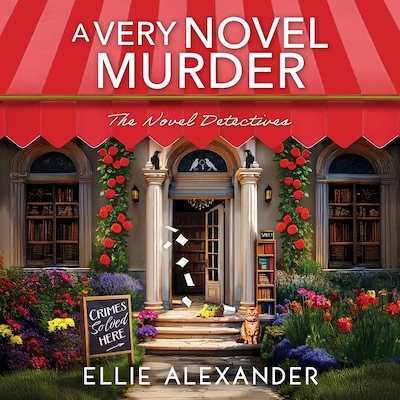 A Very Novel Murder – omslag til lydbogen af Ellie Alexander
