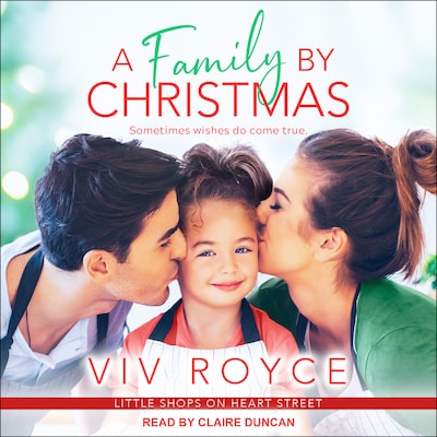 A Family by Christmas – omslag til lydbogen af Viv Royce