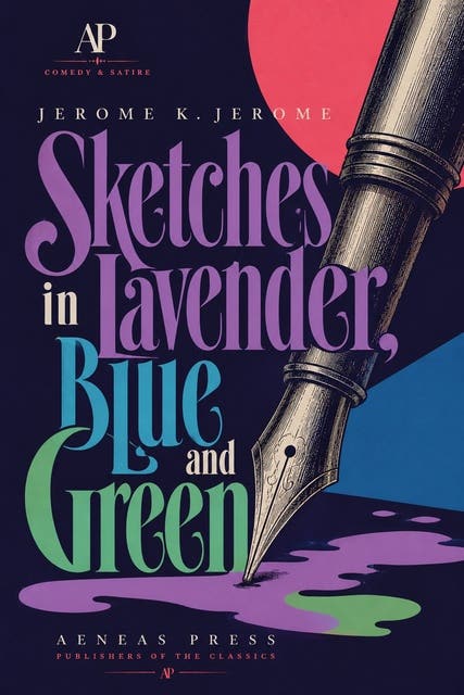Sketches in Lavender, Blue and Green – omslag til lydbogen af Jerome K Jerome