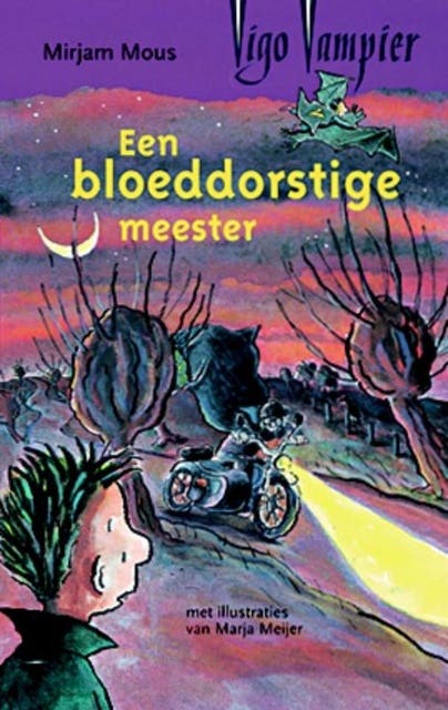 Een bloeddorstige meester – omslag van het luisterboek van Mirjam Mous