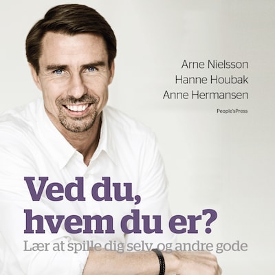 Ved du, hvem du er? – omslag til lydbogen af Arne Nielsson, Anne Hermansen, Hanne Houbak
