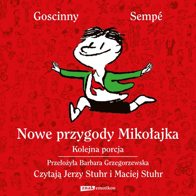 Nowe przygody Mikołajka. Kolejna porcja – okładka audiobooka, autor Jean Jacques Sempé, René Goscinny