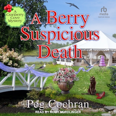 A Berry Suspicious Death – omslag til lydbogen af Peg Cochran
