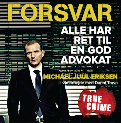 Forsvar – omslag til lydbogen af Michael Juul Eriksen, Danni Travn