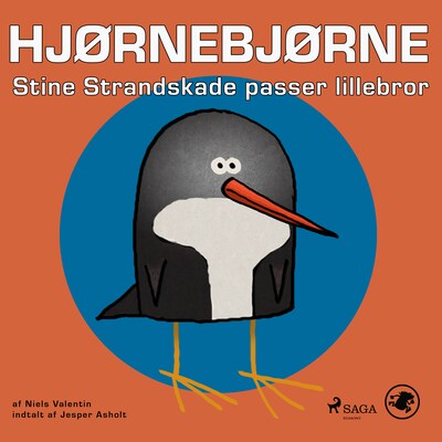Hjørnebjørne 74 - Stine Strandskade passer lillebror – omslag til lydbogen af Niels Valentin