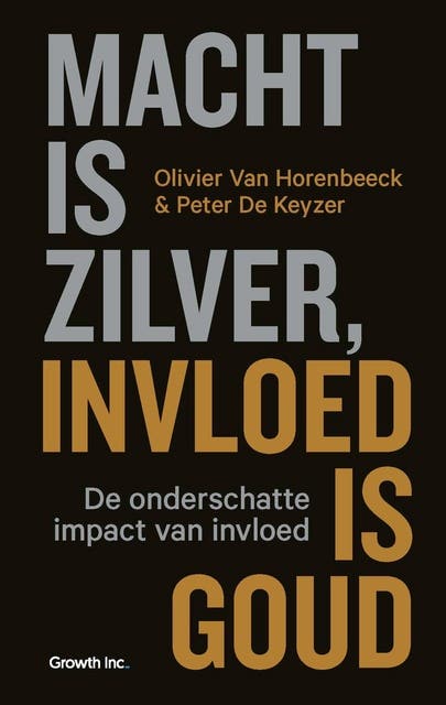 Macht is zilver, invloed is goud: De onderschatte impact van invloed – omslag van het luisterboek van Olivier Van Horenbeeck,Peter De Keyzer