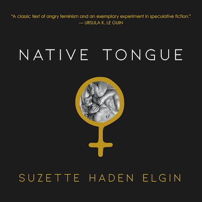 Native Tongue – omslag til lydbogen af Suzette Haden Elgin