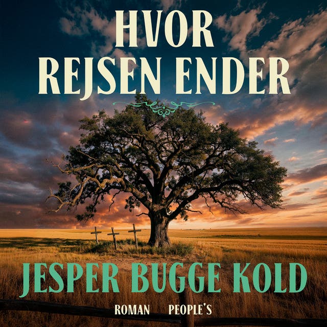 Hvor rejsen ender – omslag til lydbogen af Jesper Bugge Kold