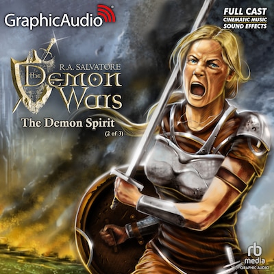 The Demon Spirit (2 of 3) [Dramatized Adaptation] – omslag til lydbogen af R.A. Salvatore