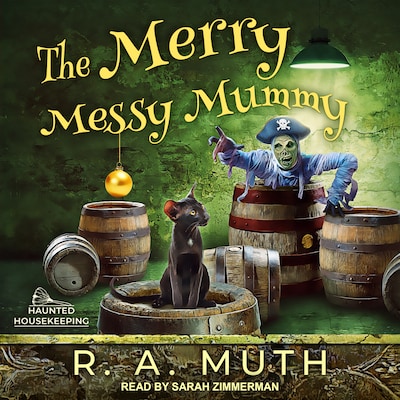 The Merry Messy Mummy – omslag til lydbogen af R.A. Muth