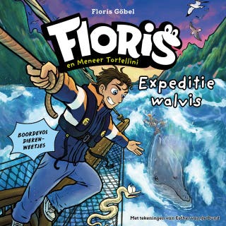Expeditie walvis – omslag van het luisterboek van Floris Göbel