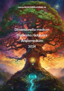 Dimensionella medium - Esoteriska rådgivare - Änglamedium - 2024 – omslag till ljudboken av Kosmisk kunskap