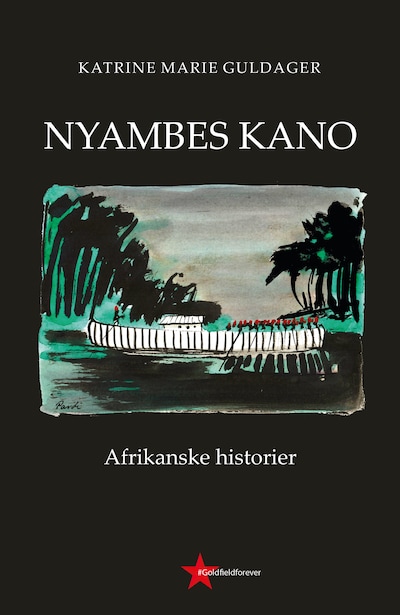 Nyambes kano – omslag til lydbogen af Katrine Marie Guldager