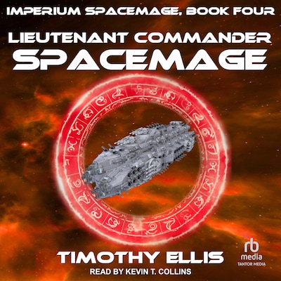 Lieutenant Commander Spacemage – omslag til lydbogen af Timothy Ellis