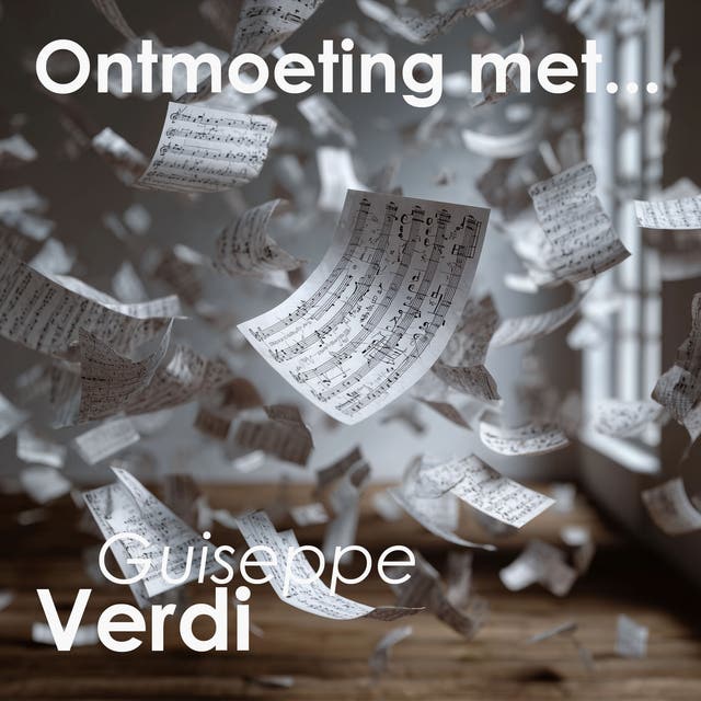 Ontmoeting met Guiseppe Verdi – omslag van het luisterboek van Erik Plooyer,Wim van den Brink