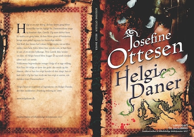 Helgi Daner - forkortet udgave – omslag til lydbogen af Josefine Ottesen