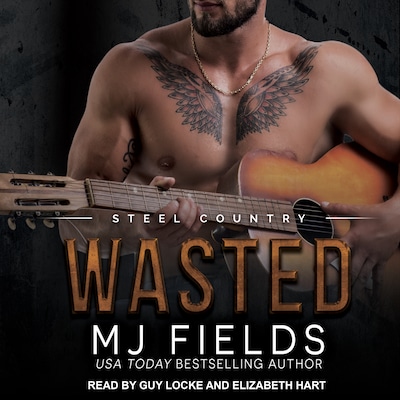 Wasted – omslag til lydbogen af MJ Fields