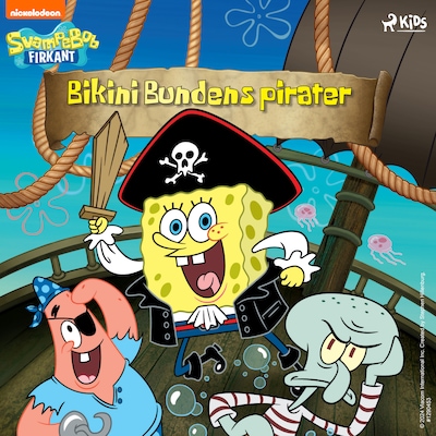 SvampeBob Firkant – Bikini Bundens pirater – omslag til lydbogen af SpongeBob Squarepants