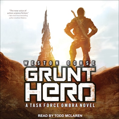 Grunt Hero – omslag til lydbogen af Weston Ochse